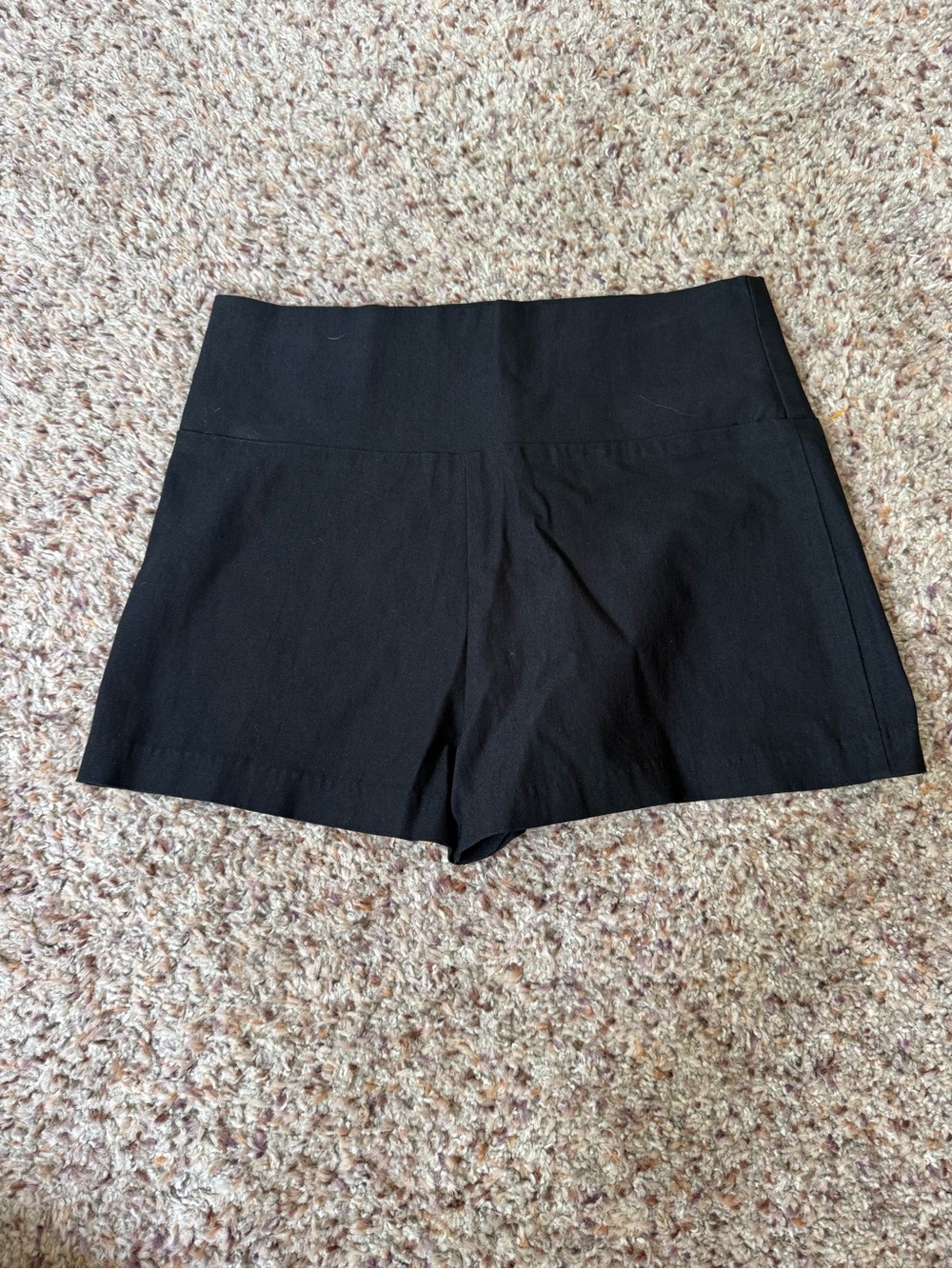 Body Central High-Waist Black Stretch Shorts - Picture 2 of 2